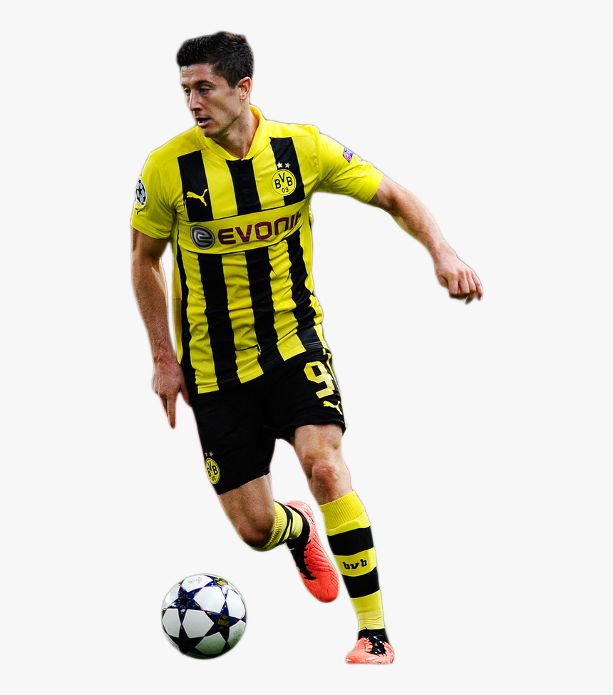 Robert Lewandowski - Robert Lewandowski Dortmund Png ...