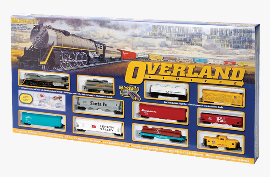 Overland Limited Operating Smoke Steam Locomotive Set - Overland Limited Train Set, HD Png Download, Free Download