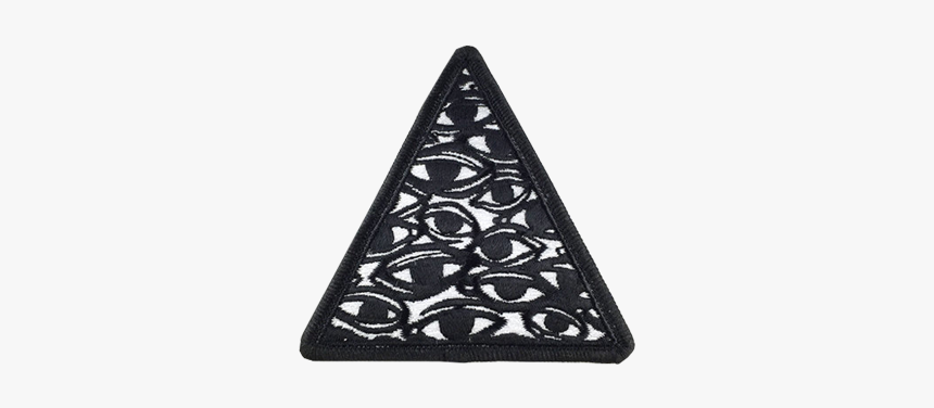 All Over Eyes Triangle Patch - Triangle, HD Png Download, Free Download