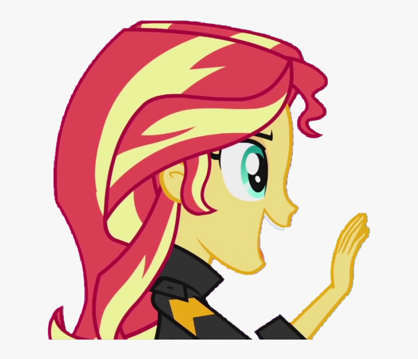 Transparent Female Hand Png - Sunset Shimmer And Indigo Zap, Png Download, Free Download