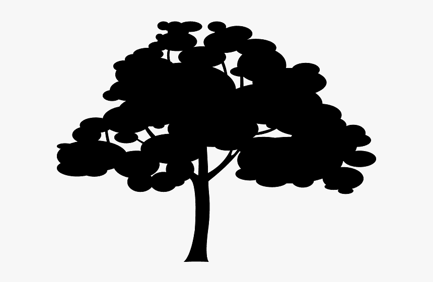 Silhouettes Arbres, HD Png Download, Free Download