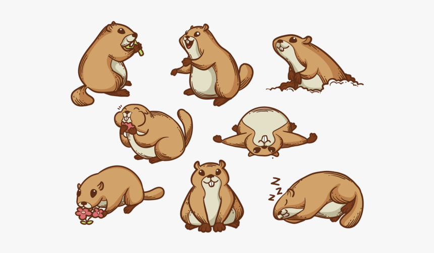 Gopher Cartoon Vector - Cartoon Gopher, HD Png Download, Free Download