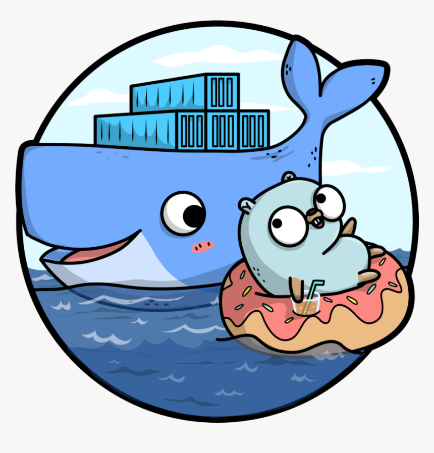 Gopher Docker Transparent Cartoons Docker Golang Hd Png