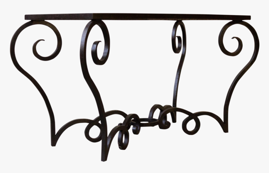 M#century French Wrought Iron Coffee 2623 - Sofa Tables, HD Png Download, Free Download