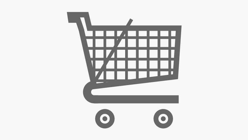 Cart Small Png Clip Arts - Gray Shopping Cart Png, Transparent Png, Free Download