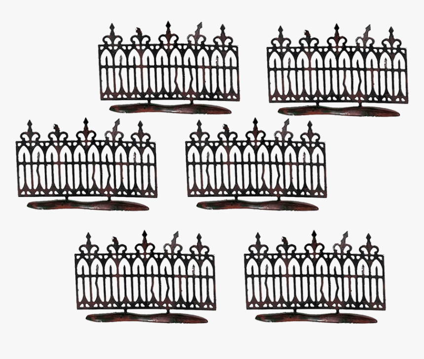 Spooky Wrought Iron Fence - Wrought Iron 3 Fence, HD Png Download, Free Download