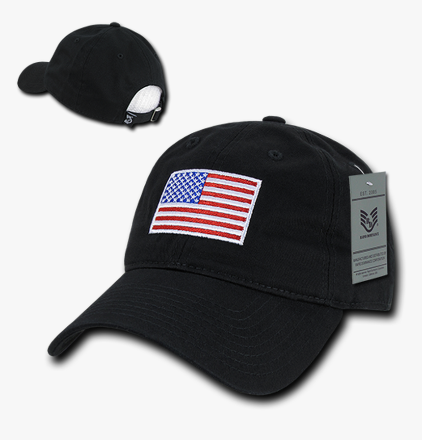 Black Red White & Blue Us American Flag United States - Baseball Cap, HD Png Download, Free Download