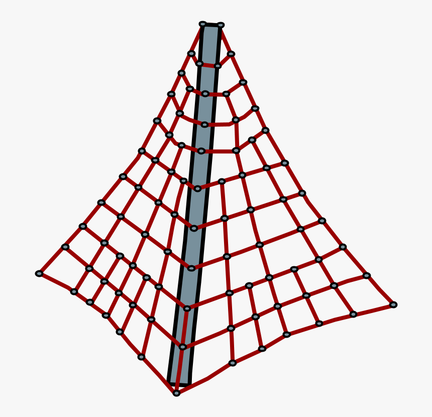 Spider Net Climber, Triangle, Dark Red - Triangle, HD Png Download, Free Download