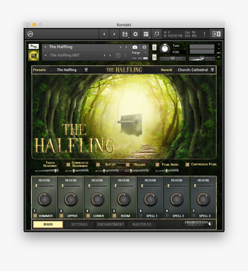 The Halfling Main Page - Throat Singing Kontakt, HD Png Download, Free Download