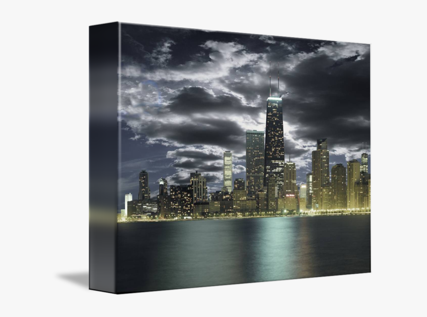 Skyline Gallery Wrap Canvas Art Skyscraper - Cityscape, HD Png Download, Free Download