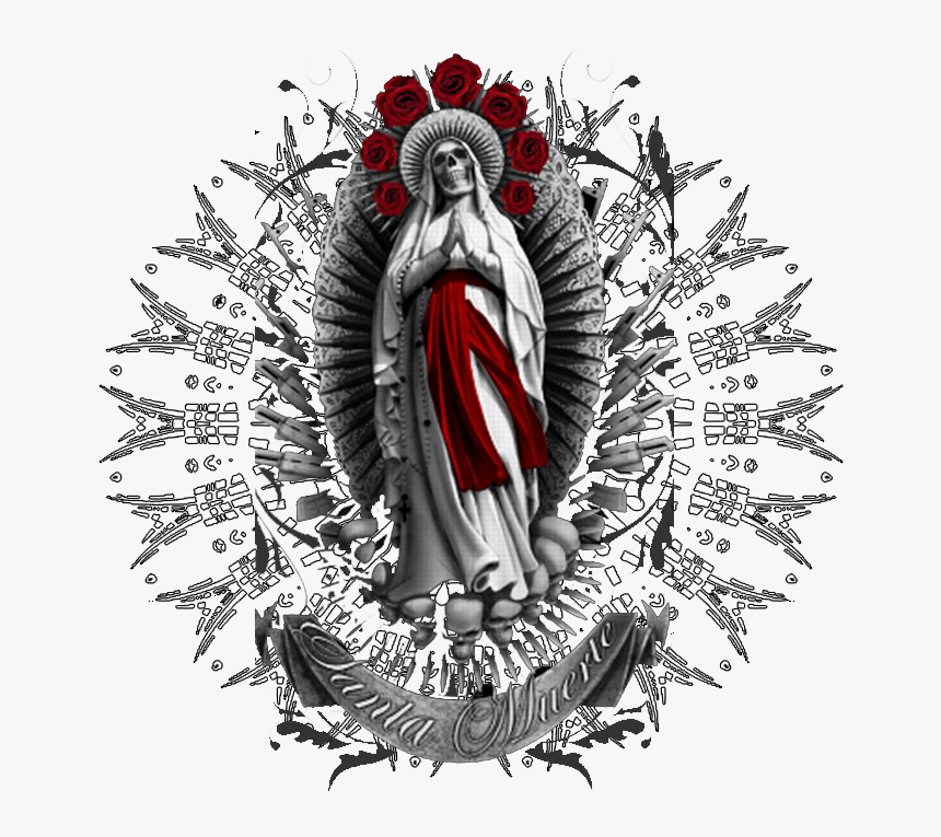 La Santa Muerte - Illustration, HD Png Download - kindpng