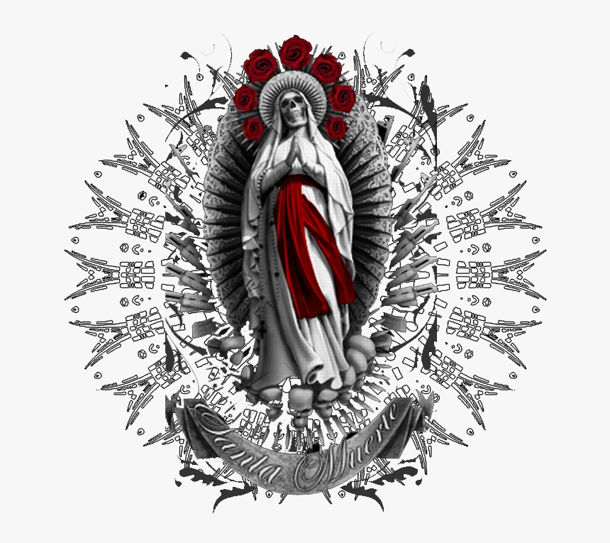 la santa muerte illustration hd png download kindpng la santa muerte illustration hd png