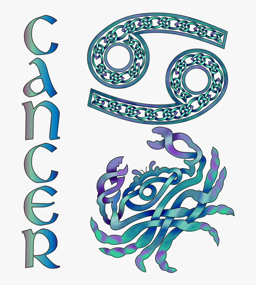 This Is The First Of The Celtic Circle - Celtic Cancer Zodiac Symbol, HD Png Download, Free Download