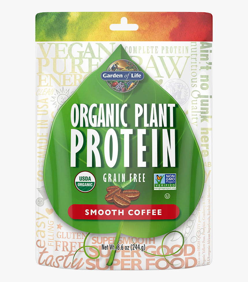 Organic Plant Protein Smooth Coffee - Jasmine Rice, HD Png Download, Free Download