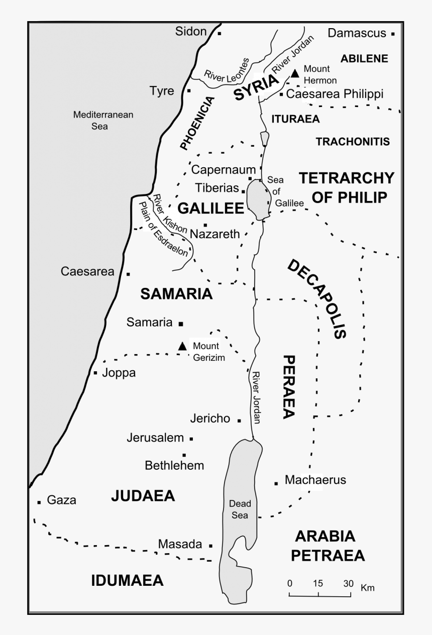 Map Of Rulers Of Palesrtine - Map, HD Png Download, Free Download