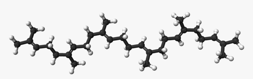 Squalene From Xtal 3d Balls A - Molecule Of A Shark, HD Png Download, Free Download