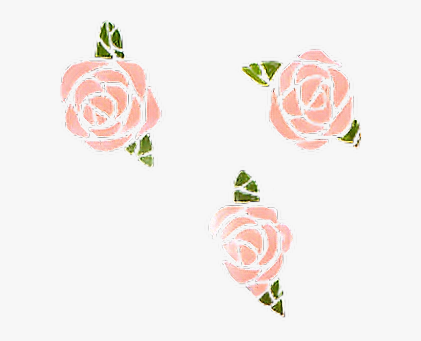 Roses Rosestencil Stencil Pinkrose Roosestamps Stamps - Garden Roses, HD Png Download, Free Download