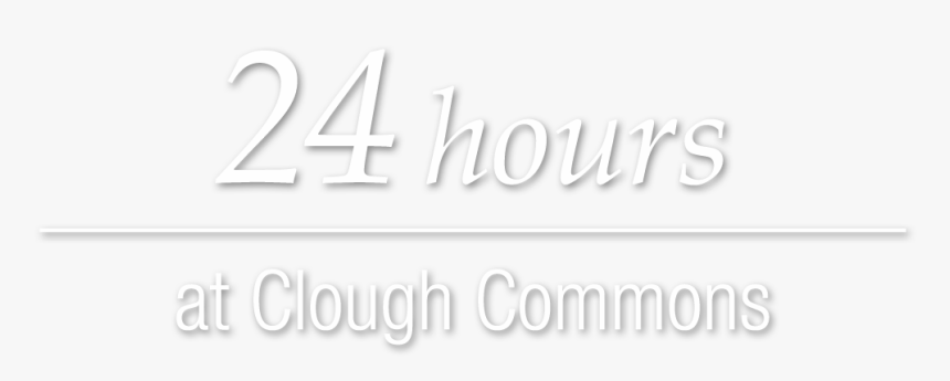 24 Hours At Clough Commons - Black-and-white, HD Png Download, Free Download