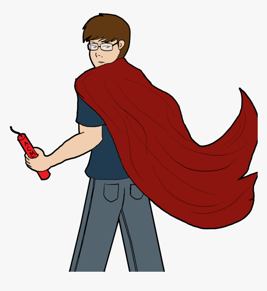 Robes Drawing Cloak Transparent Png Clipart Free Download - Cartoon Hero, Png Download, Free Download