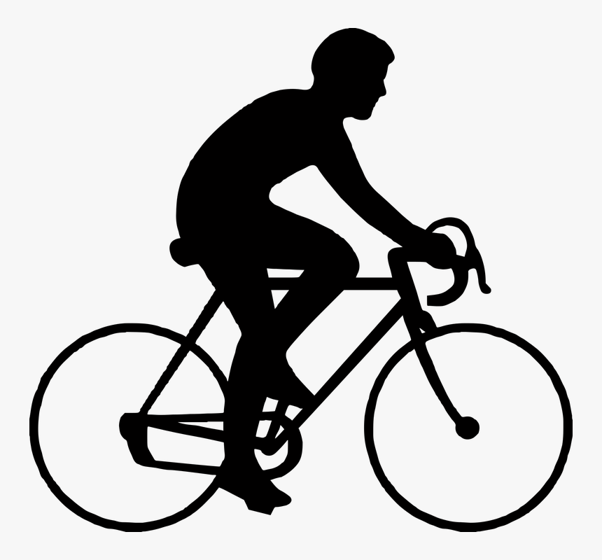 Free Photo Riding Sport - Cycling Silhouette, HD Png Download, Free Download