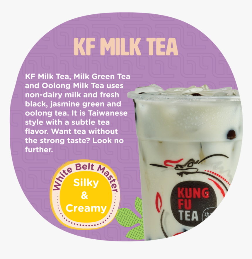 Kf Milk Tea Back - Milky, HD Png Download, Free Download