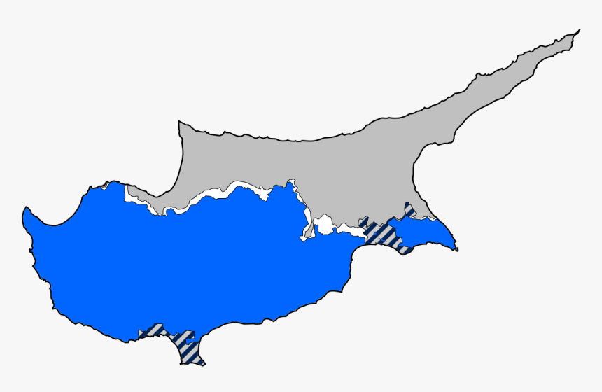 Map Of Cyprus Vector, HD Png Download, Free Download