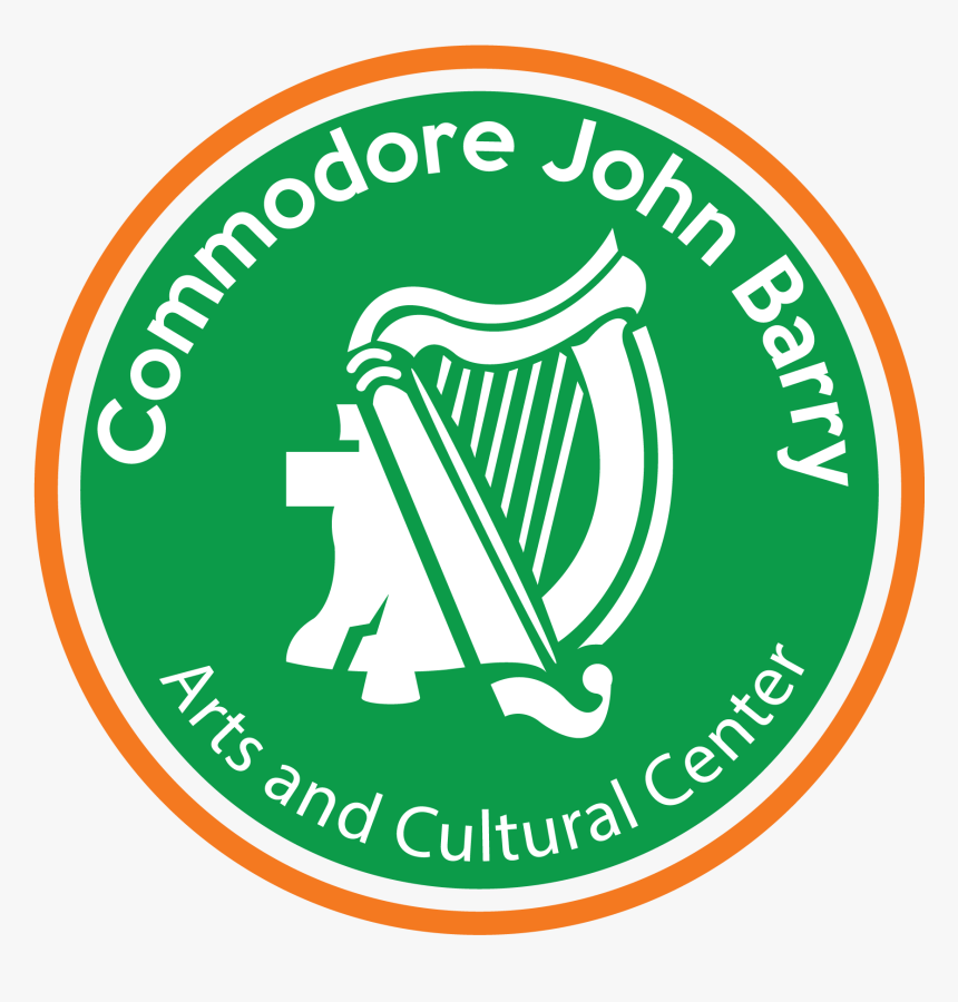 Irish Harp Png -commodore John Barry Arts And Cultural - Commodore John Barry Club, Transparent Png, Free Download