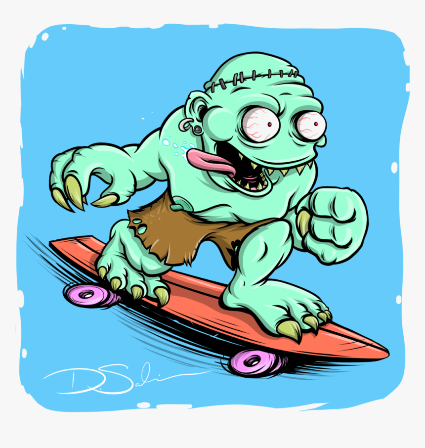 Skate Monster Trans, HD Png Download, Free Download