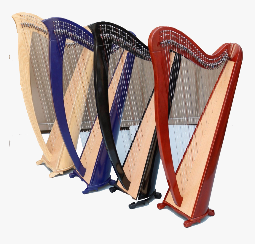 34 Strings Lever Harp - Harpist, HD Png Download, Free Download