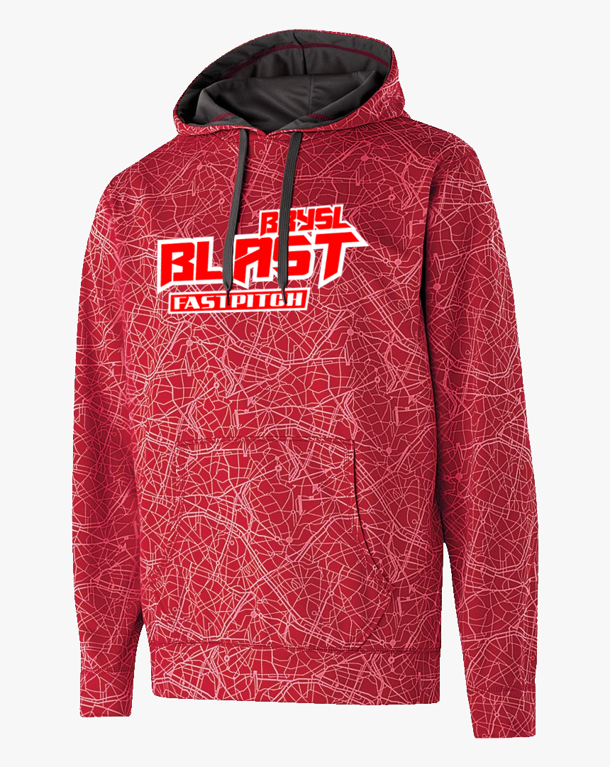 Blast Alt Logo Red Hoodie, HD Png Download, Free Download