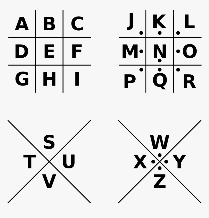 Pigpen Cipher, HD Png Download, Free Download