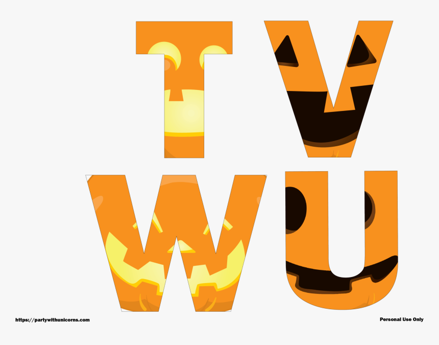 Happy Halloween Letters Printable