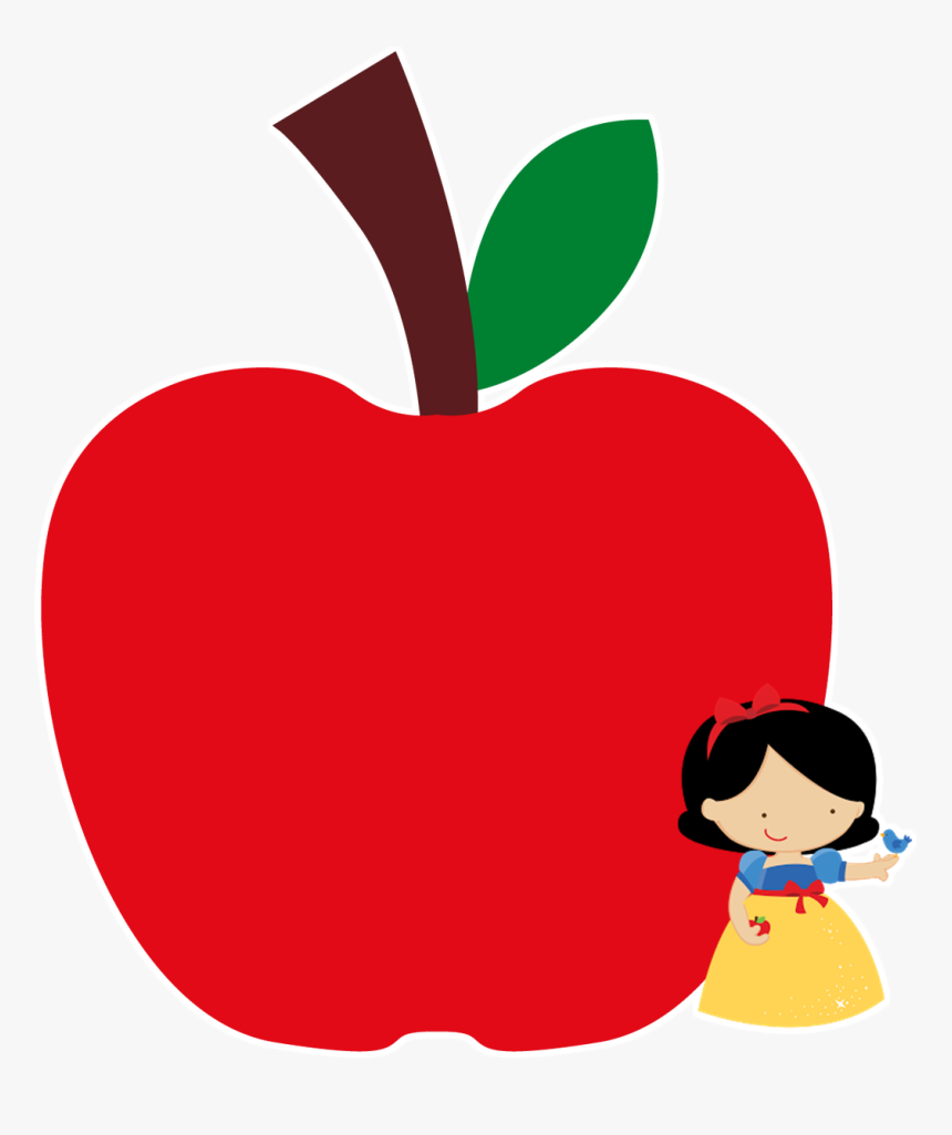 Clipart Snow White Apple, HD Png Download, Free Download