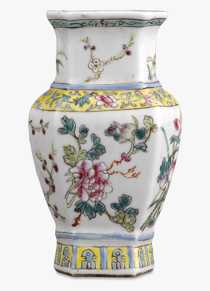 Famille Rose Chinese Porcelain Vase - China Porcelain Vase, HD Png Download, Free Download