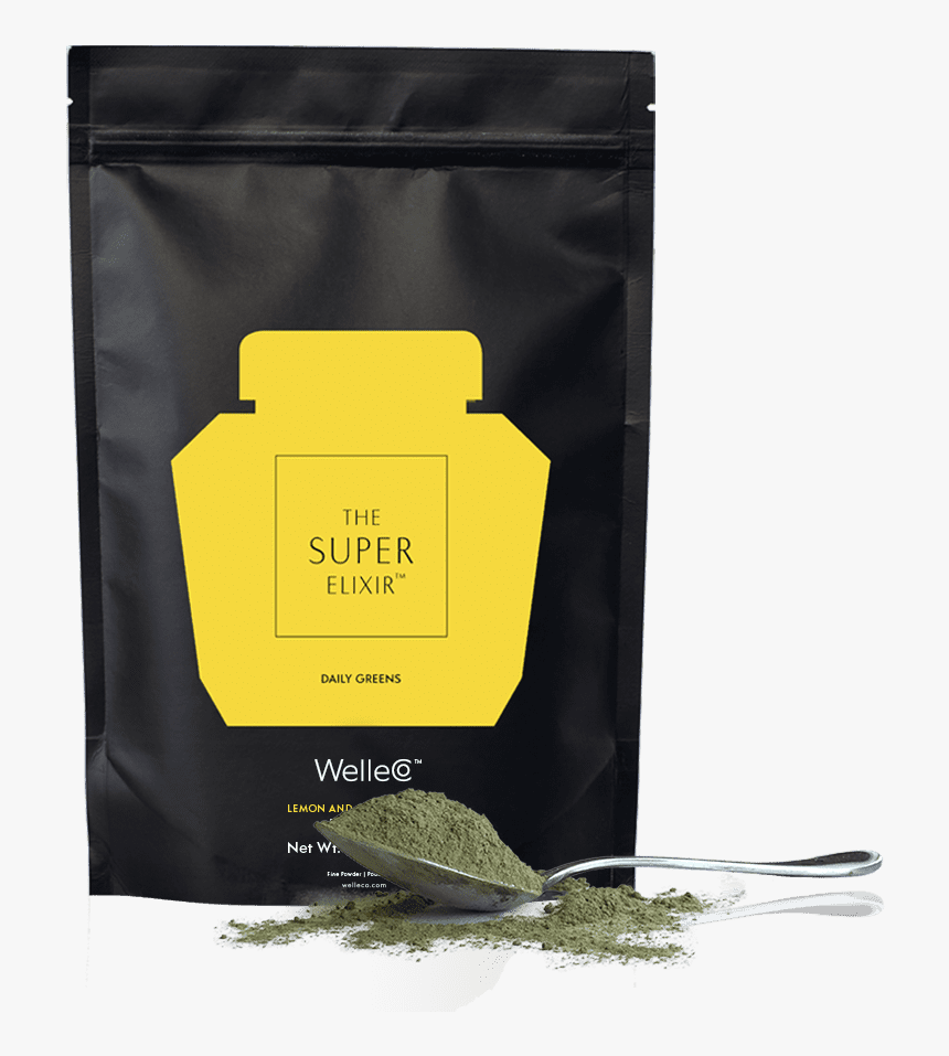 Super Elixir Greens - Nourishing Protein Chocolate By Welleco, HD Png Download, Free Download