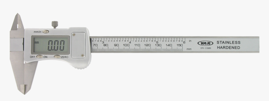 Var Electronic Digital Caliper , Png Download - Metal, Transparent Png, Free Download