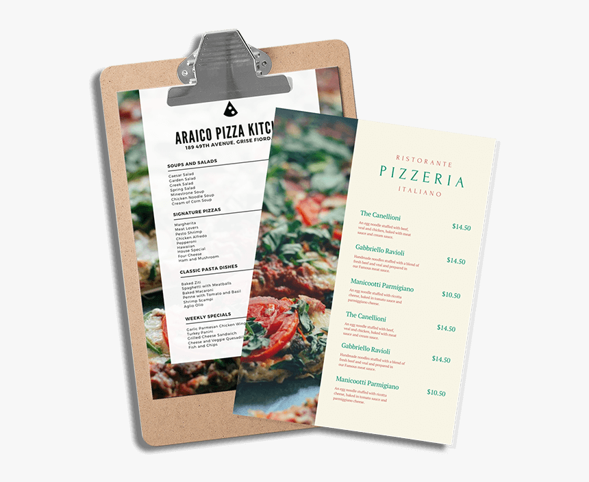 Restaurant Menu Design - Christmas Tree, HD Png Download, Free Download