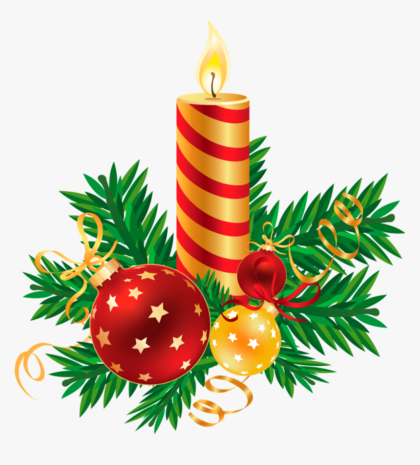 Vela - Christmas Candle Png, Transparent Png, Free Download