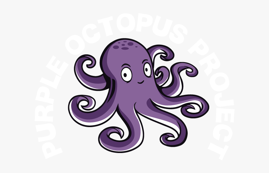 Purple Octopus Project - Purple Octopus, HD Png Download, Free Download