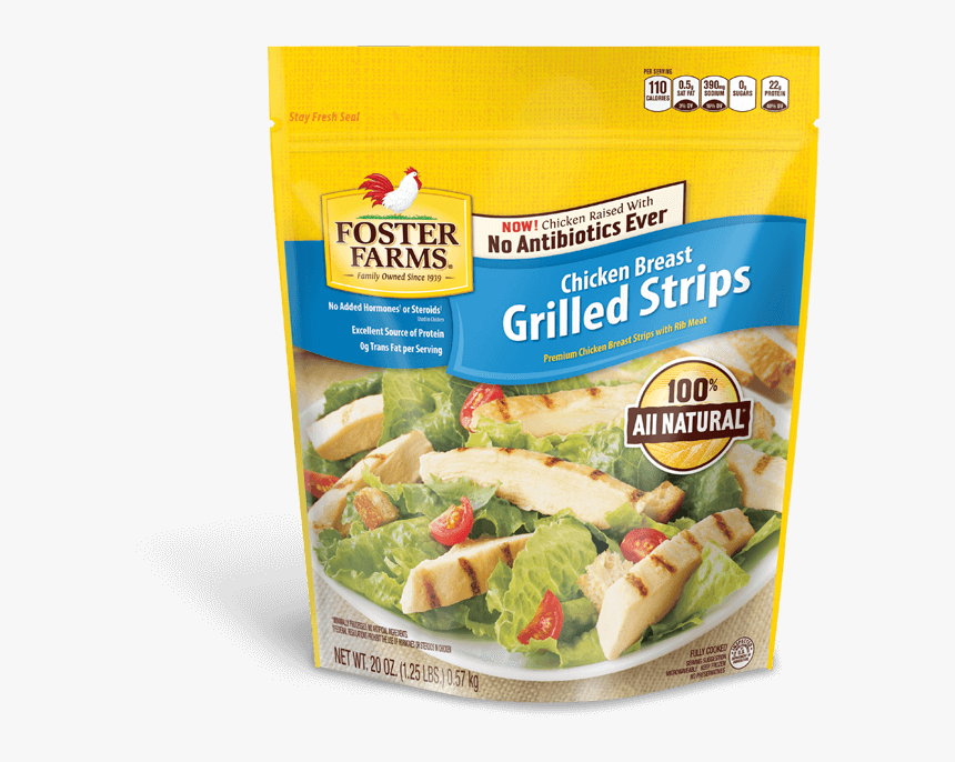 Chicken Breast Grilled Strips - Foster Farms Chicken Strips, HD Png Download, Free Download