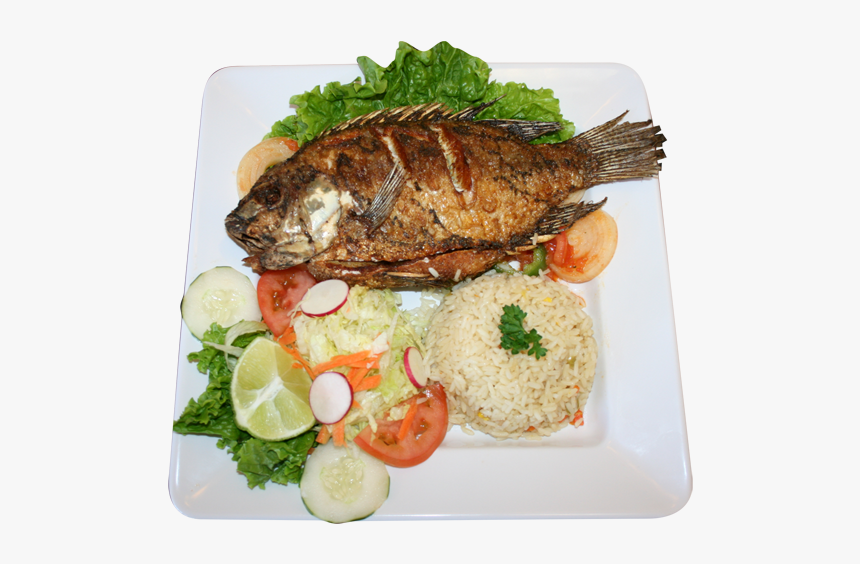 mojarra frita con ensalada hd png download kindpng mojarra frita con ensalada hd png