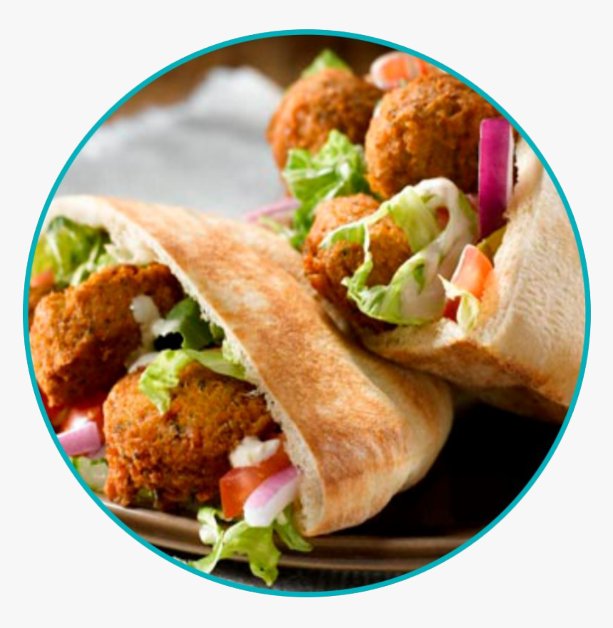 Hummus Png Image File - Falafel In Pita, Transparent Png, Free Download