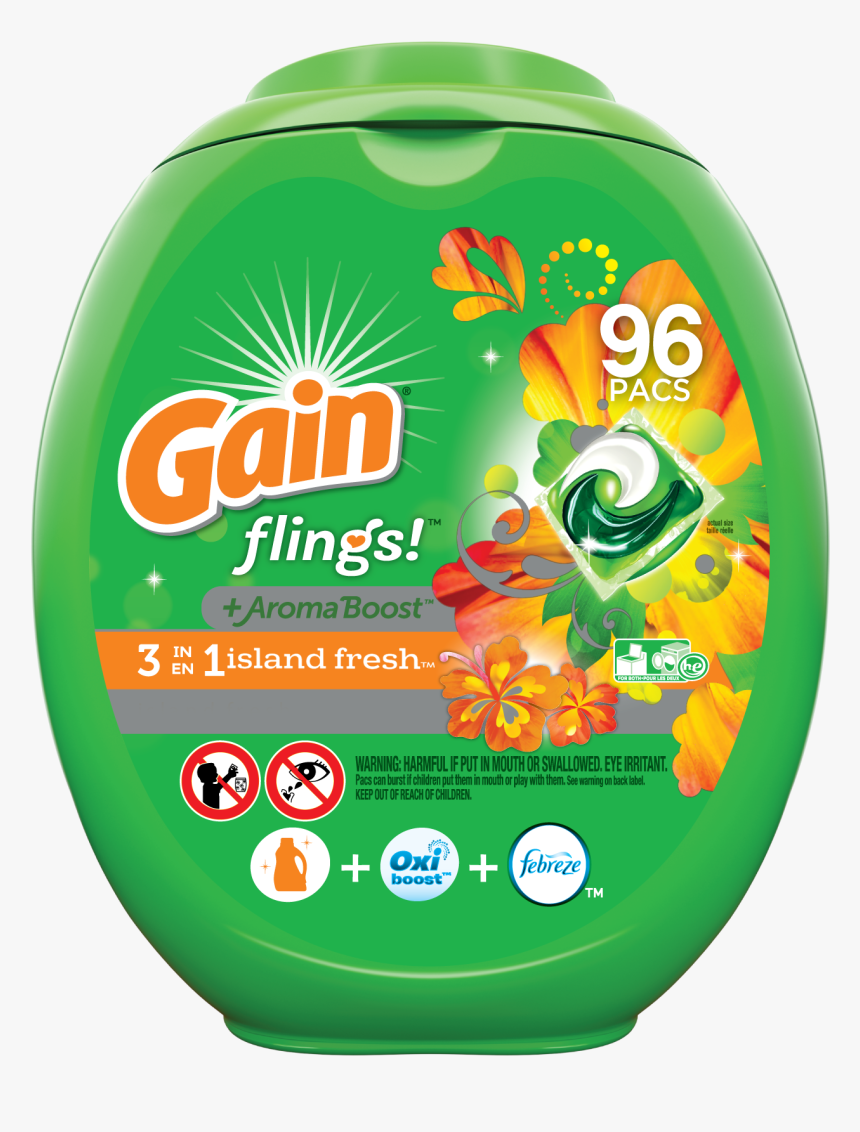 Gain Flings 42 Ct, HD Png Download, Free Download