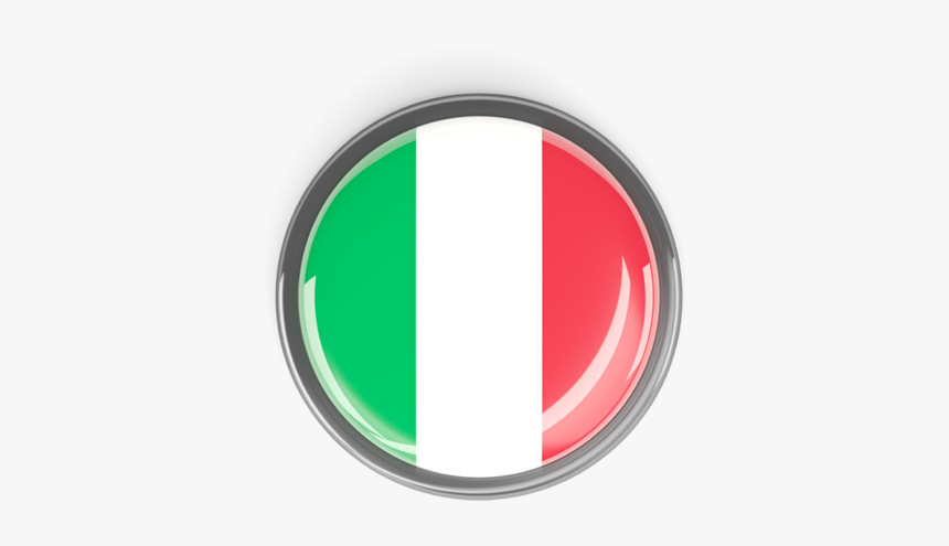 Metal Framed Round Button - Png Round Button Italy, Transparent Png, Free Download