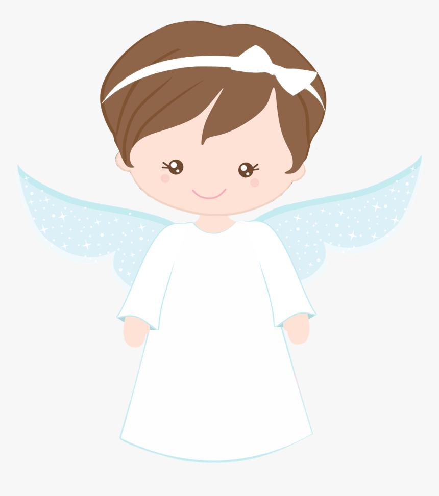 Clip Art Menina Cabelo Curto Decora - Anjo Menina, HD Png Download ...