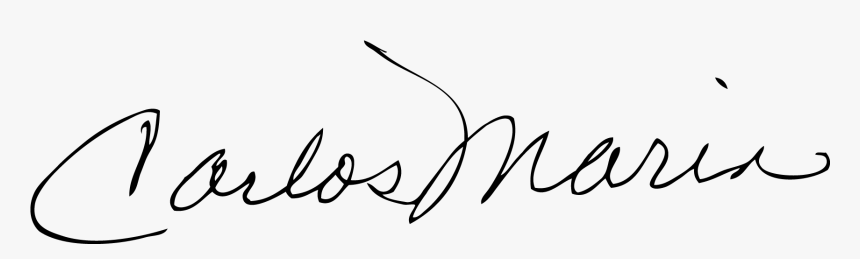 Carlos Marin Signature, HD Png Download, Free Download