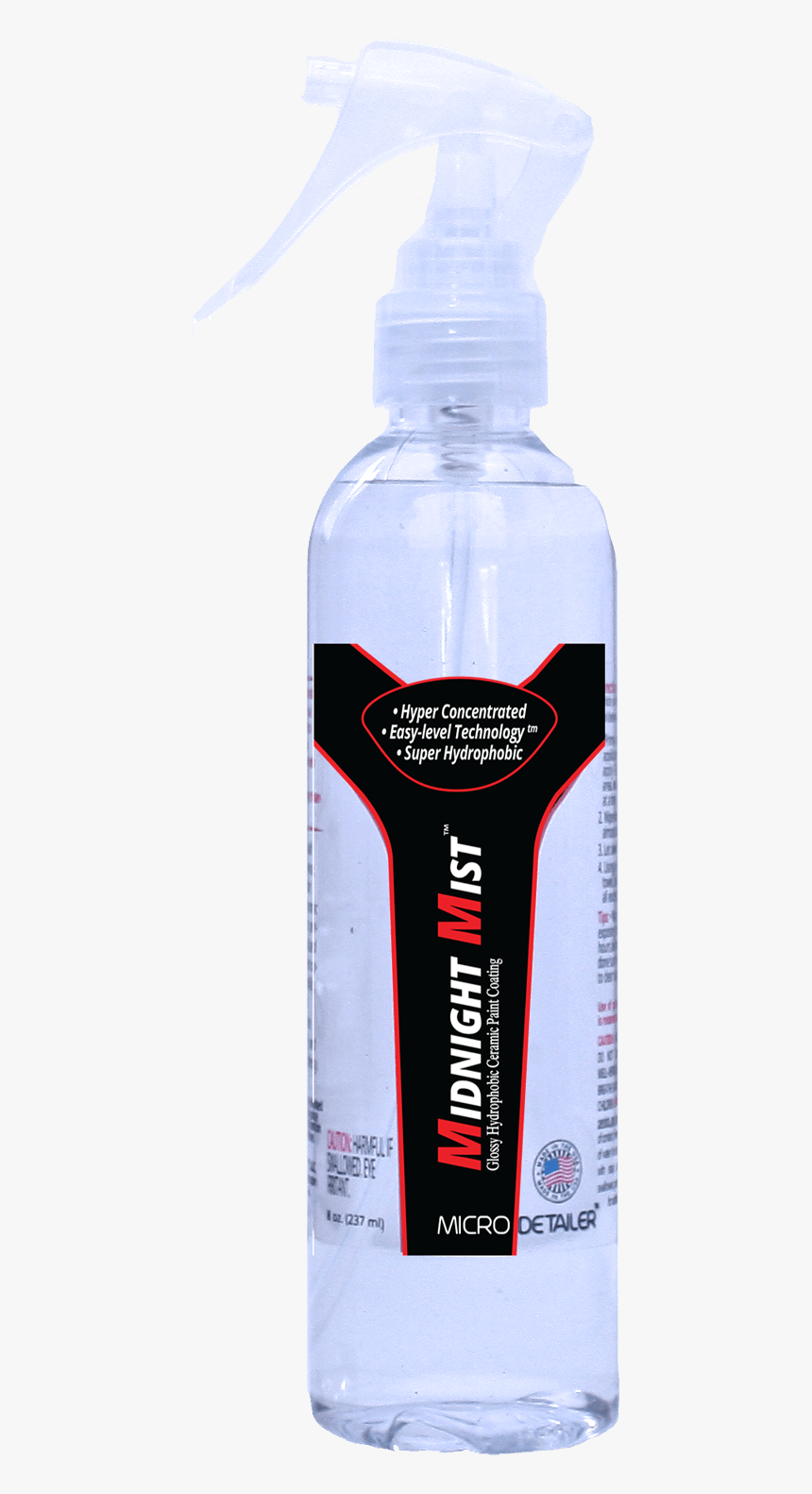 Micro Detail Midnight Mist Ceramic Coating Spray - Bottle, HD Png Download, Free Download