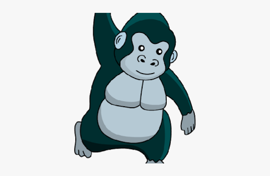 Gorilla Clipart Cool - Gorilla Clipart, HD Png Download, Free Download