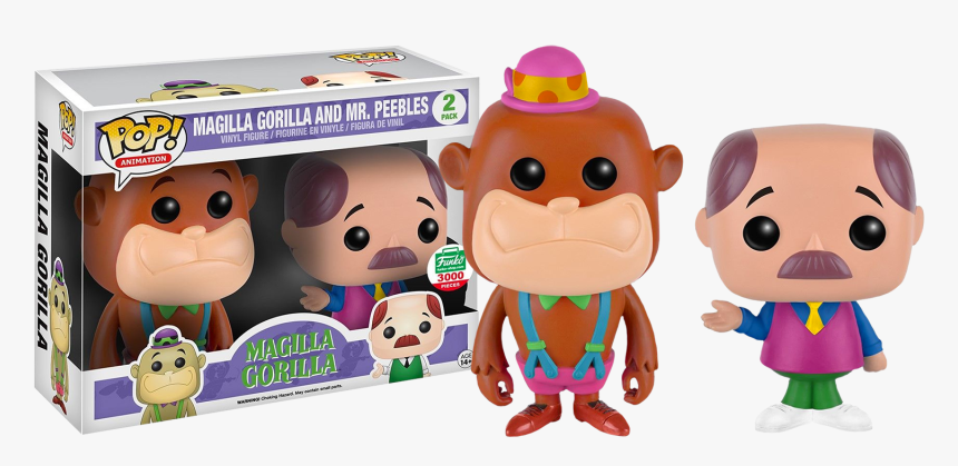 Magilla Gorilla & Mr Peebles Neon Pop Vinyl Figure, HD Png Download, Free Download