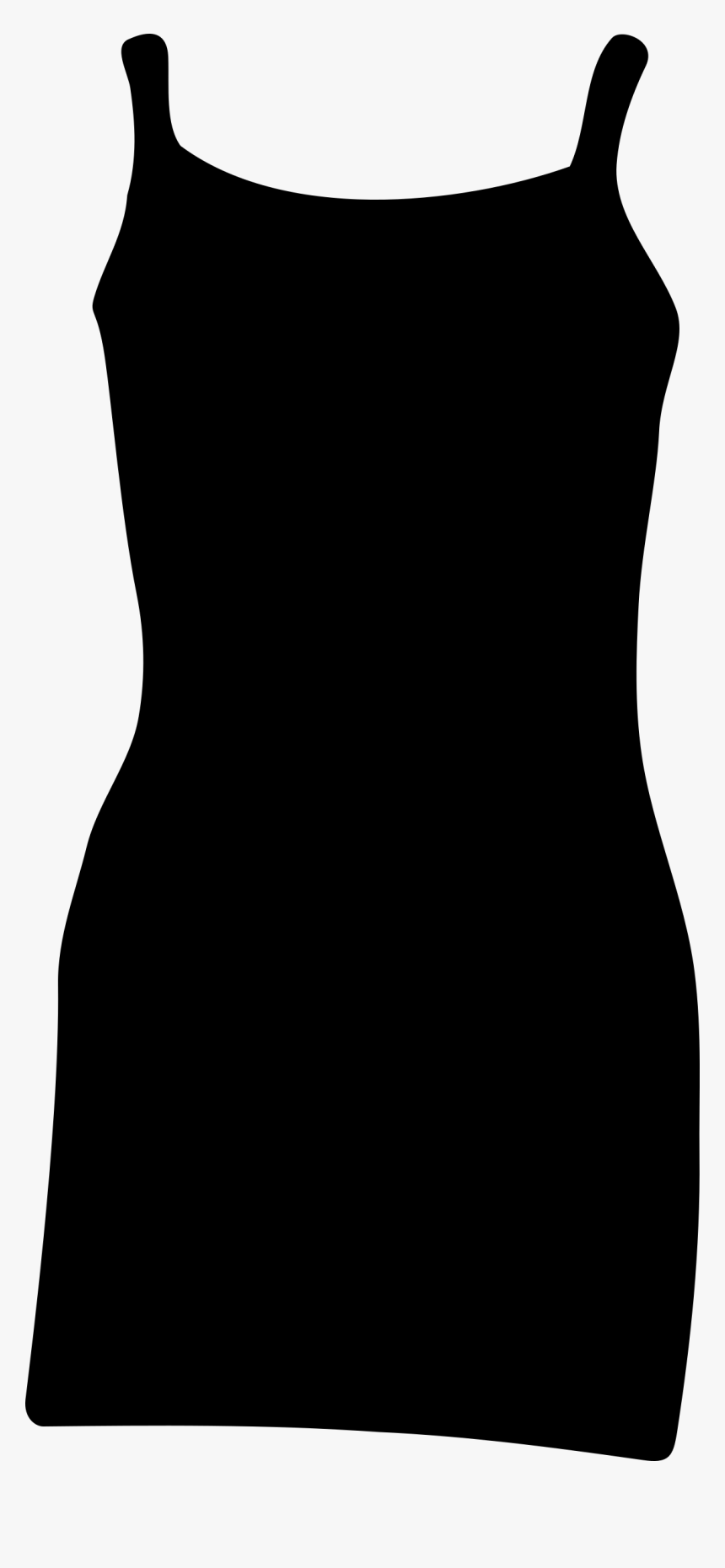 Dress Silhouette Clip Arts - Dress Silhouette Png, Transparent Png, Free Download